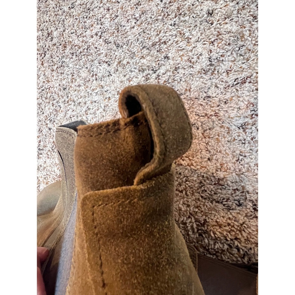 UGG Chelsea Boots Men Brown Suede Gorpcore Rugged Western Boho Cottagecore Fall - Picture 8 of 16